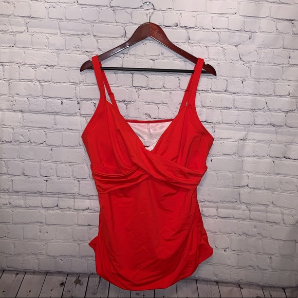 Lands' End Other - Lands End Orange / Red Swim Coverup size 18L